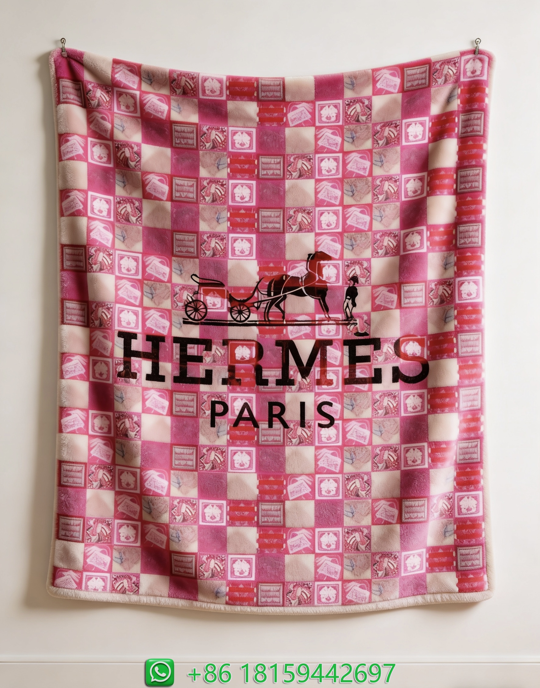 Hermes Throw Blankets